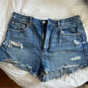 Denim shorts